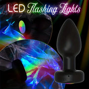 Vibrating Anal Plug w/ LED