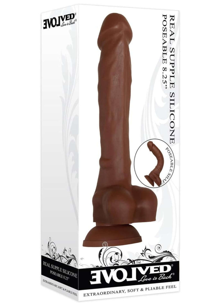 Real Supple Silicone Poseable Dark at $50