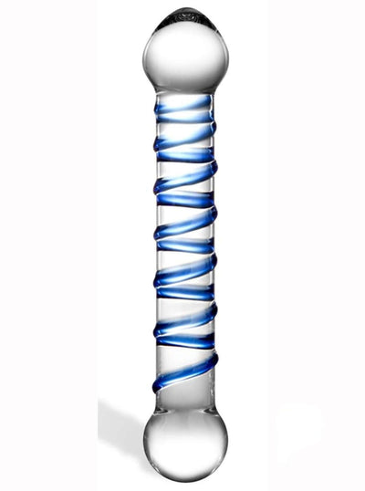 Gläs Spiral Glass Dildo at $32